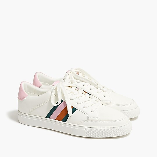 Striped road trip sneakers | J.Crew Factory