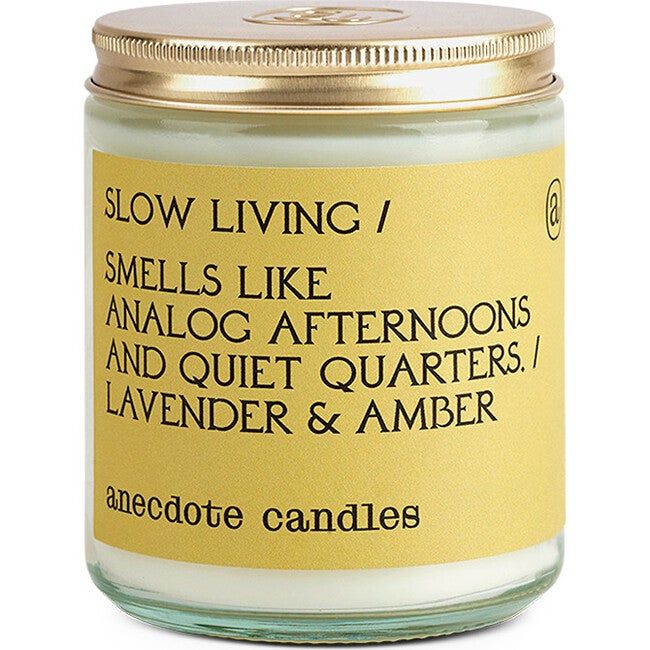 Anecdote Candles | Slow Living Glass Jar Candle | Maisonette | Maisonette