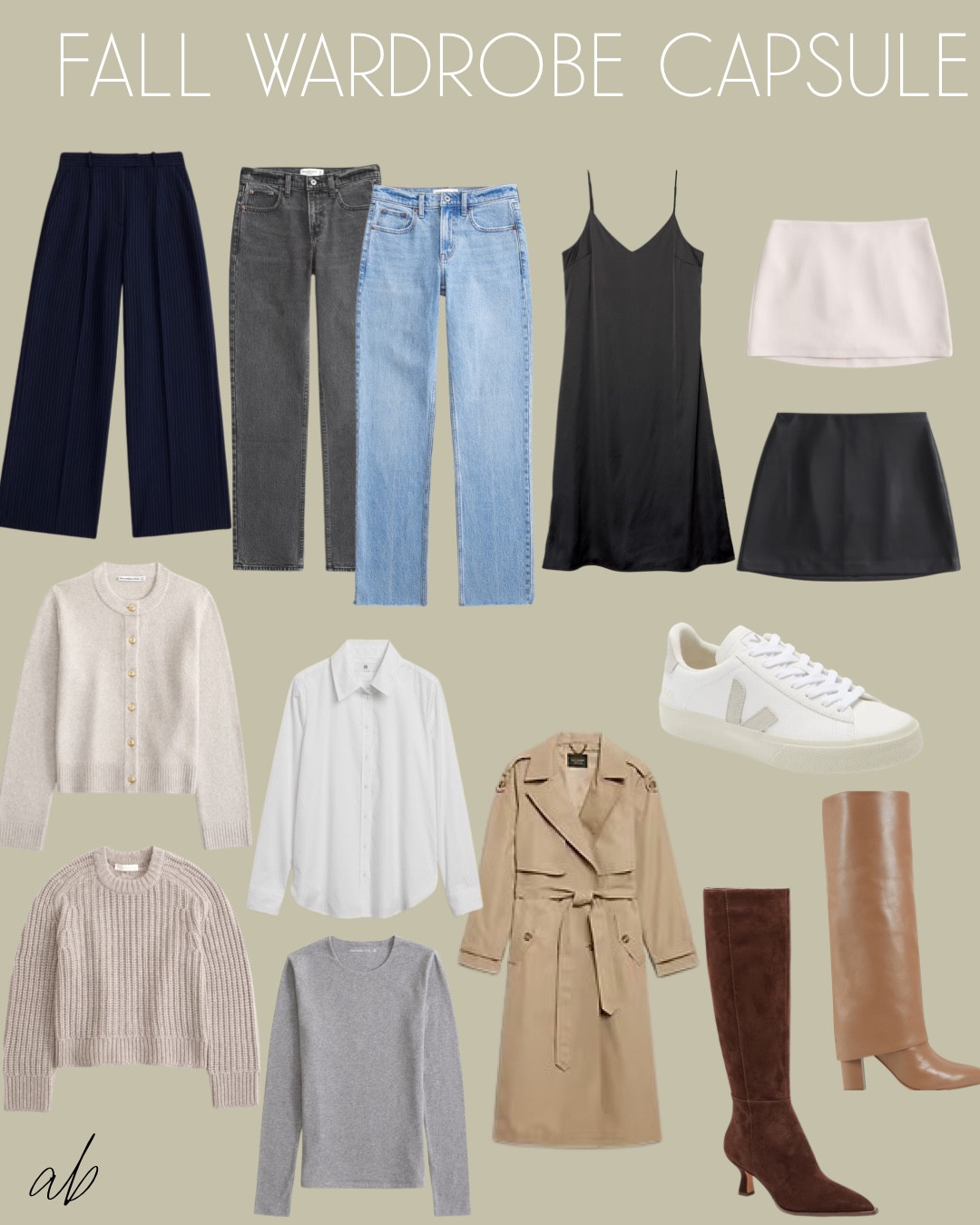 Fall wardrobe capsule outfit ideas 

#LTKSeasonal #LTKFindsUnder50 #LTKFindsUnder100