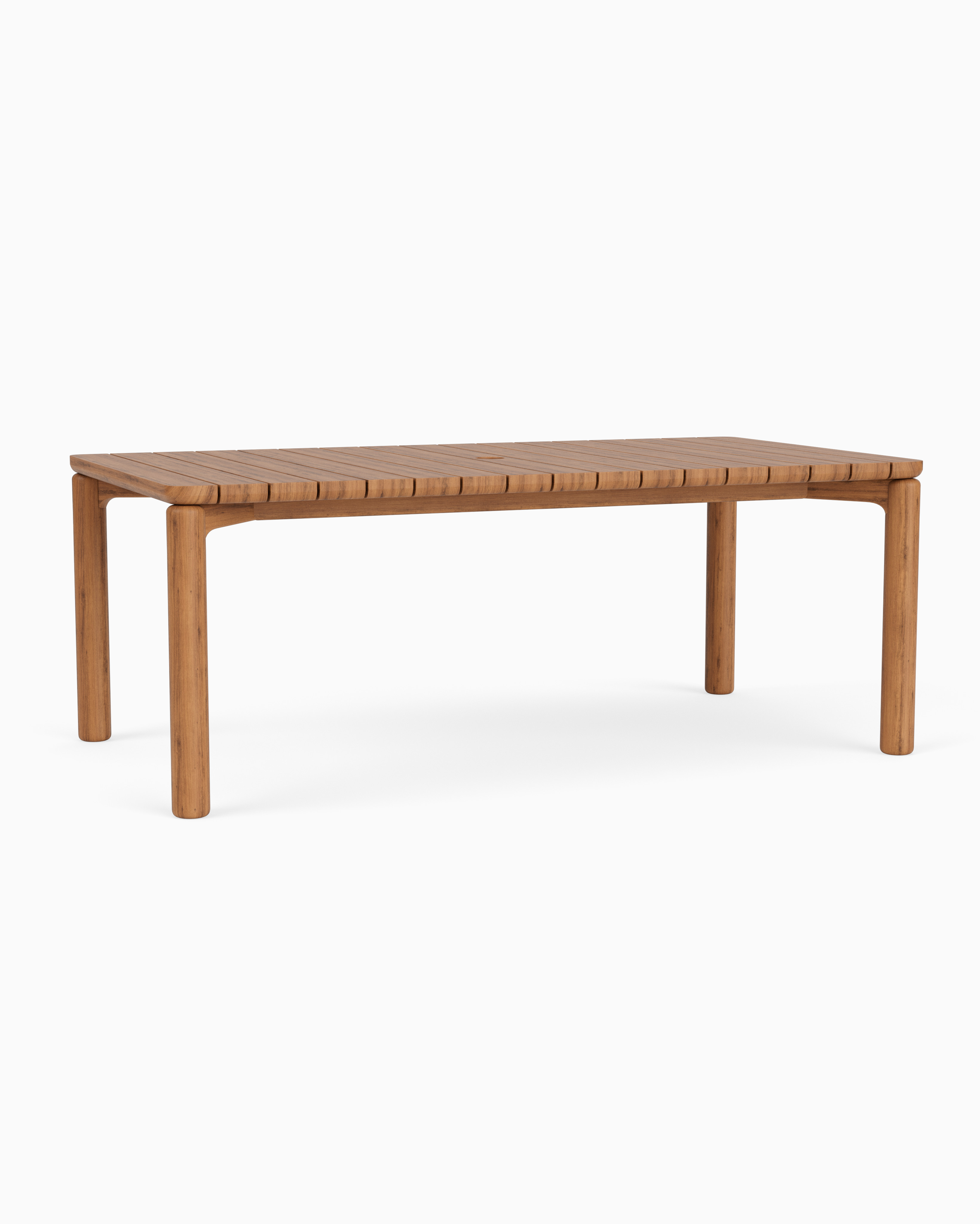 Outdoor Dillon Dining Table | Modern Teak Outdoor Dining | Denver Modern