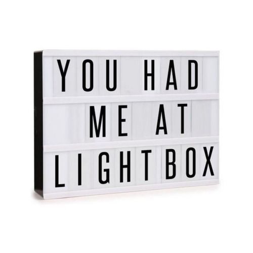 Lightess Free Combination Cinematic Light Box with Letters and LED Light Christmas Holiday Lamp A4 S | Amazon (US)