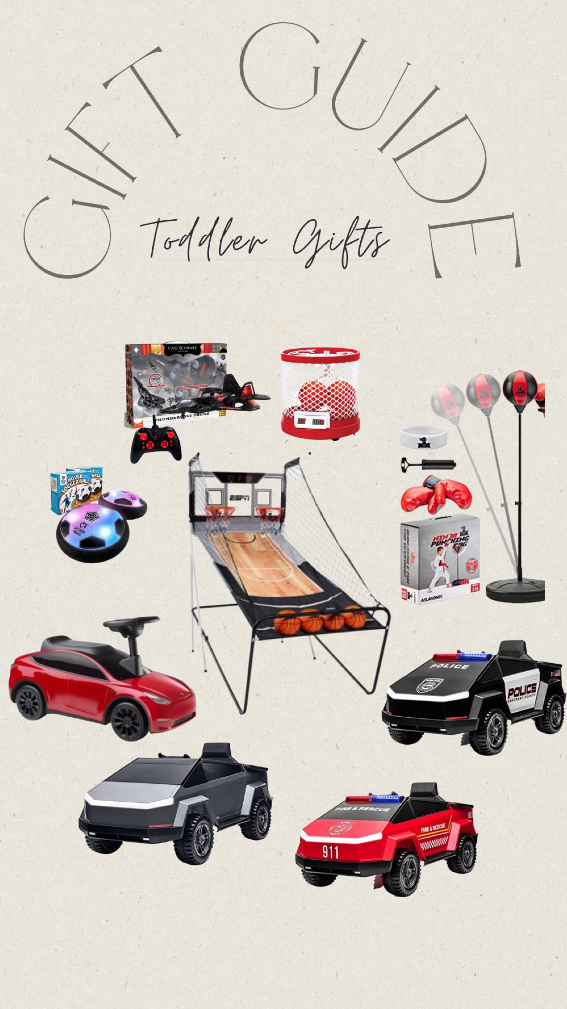 Toddler boys // gift guide! 

#toddlerboys #boytoys #giftguide #giftideasforboys #giftideasfortoddlers #giftideasfortoddlerboys #boycars #kidstoys #amazonkids #walmartkids #toys #christmasgifts #christmasgiftsforkids #toddlergifts #amazonfinds #kidstesla #kidscybertruck #kidstoydeals #dailydeals #kidscybertruck #giftideasforkids #walmartfinds #bigkidstoys 

#LTKGiftGuide #LTKkids #LTKsalealert