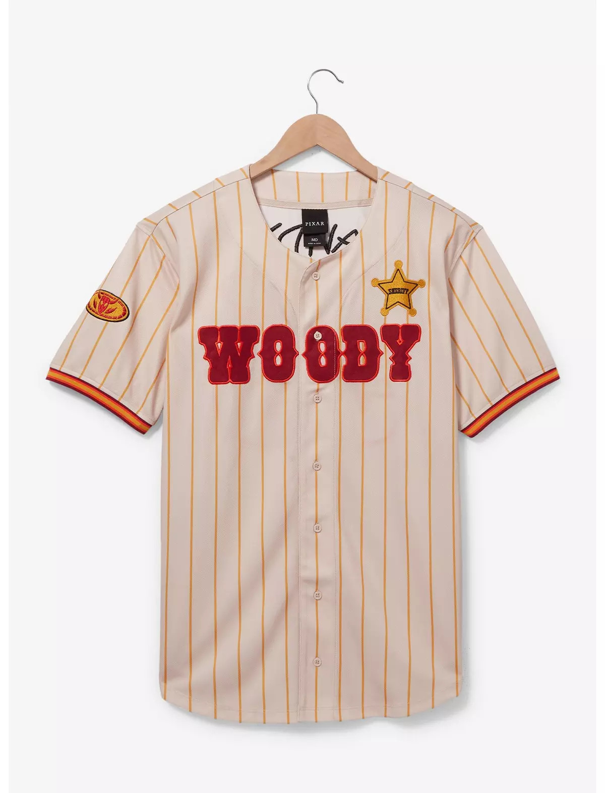 Disney Pixar Toy Story Woody Baseball Jersey — BoxLunch Exclusive | BoxLunch