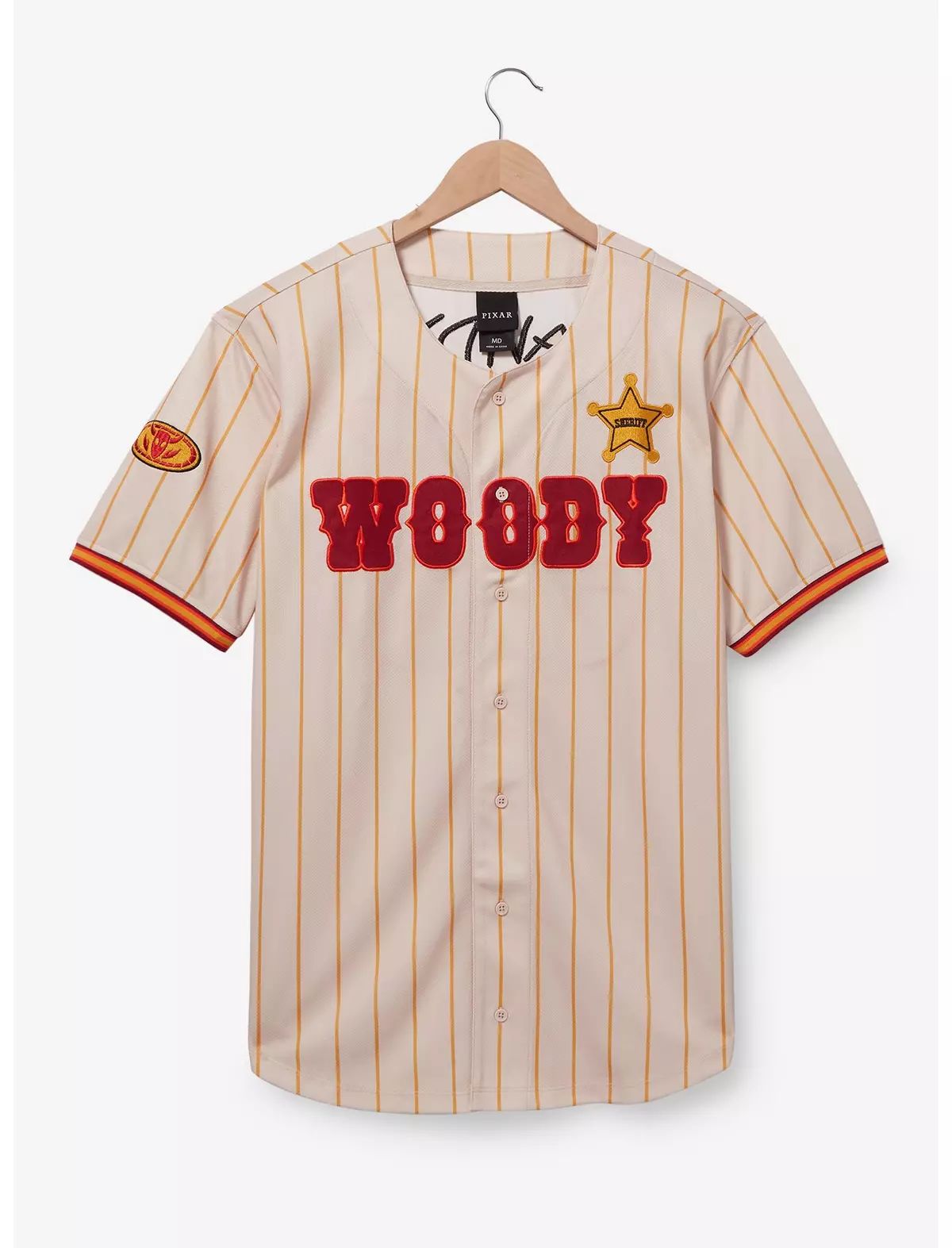 Disney Pixar Toy Story Woody Baseball Jersey — BoxLunch Exclusive | BoxLunch