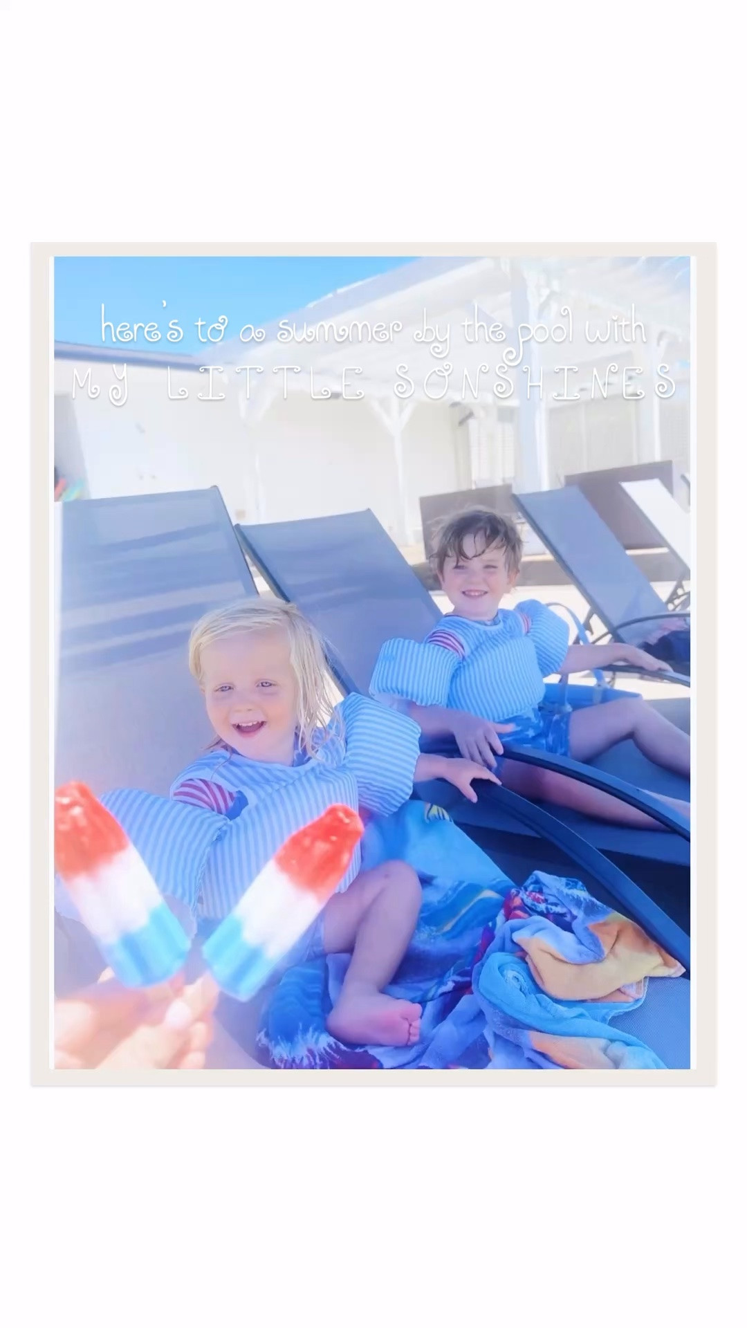 Pool days truly are the best days… can I get an amen?!? ⛱️💦☀️🇺🇸🧺🙌🏽🐠 #mamassonshines #pooldayfun #pooldayswithlittleones 

First “pool day” 💦 of the summer ☀️ taking both of my water 💧 babies 👶🏼 to the pool 🐠 by myself and it was so much fun!! 🤩 They did great and lovedddd getting their popsicles 🇺🇸🧊, too!! 😋 Oh how I love being their mama so!! 🩵 You will find us here alllllll summer long hehe!! 🌞 #sweetsummerdays #summerbythepool