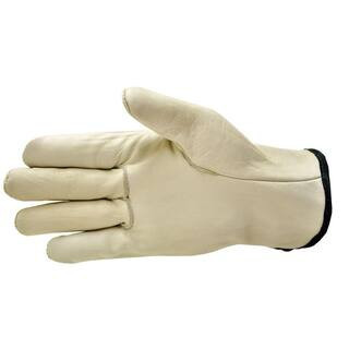 Premium Genuine Grain Cowhide Large Leather Gloves (3-Pair) | The Home Depot