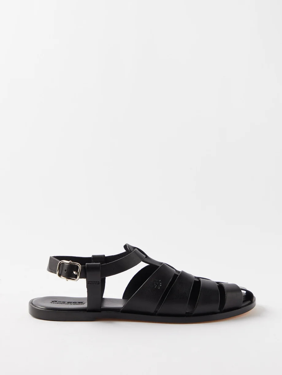 Dragon DiffusionPescador caged leather sandals | Matches (UK)
