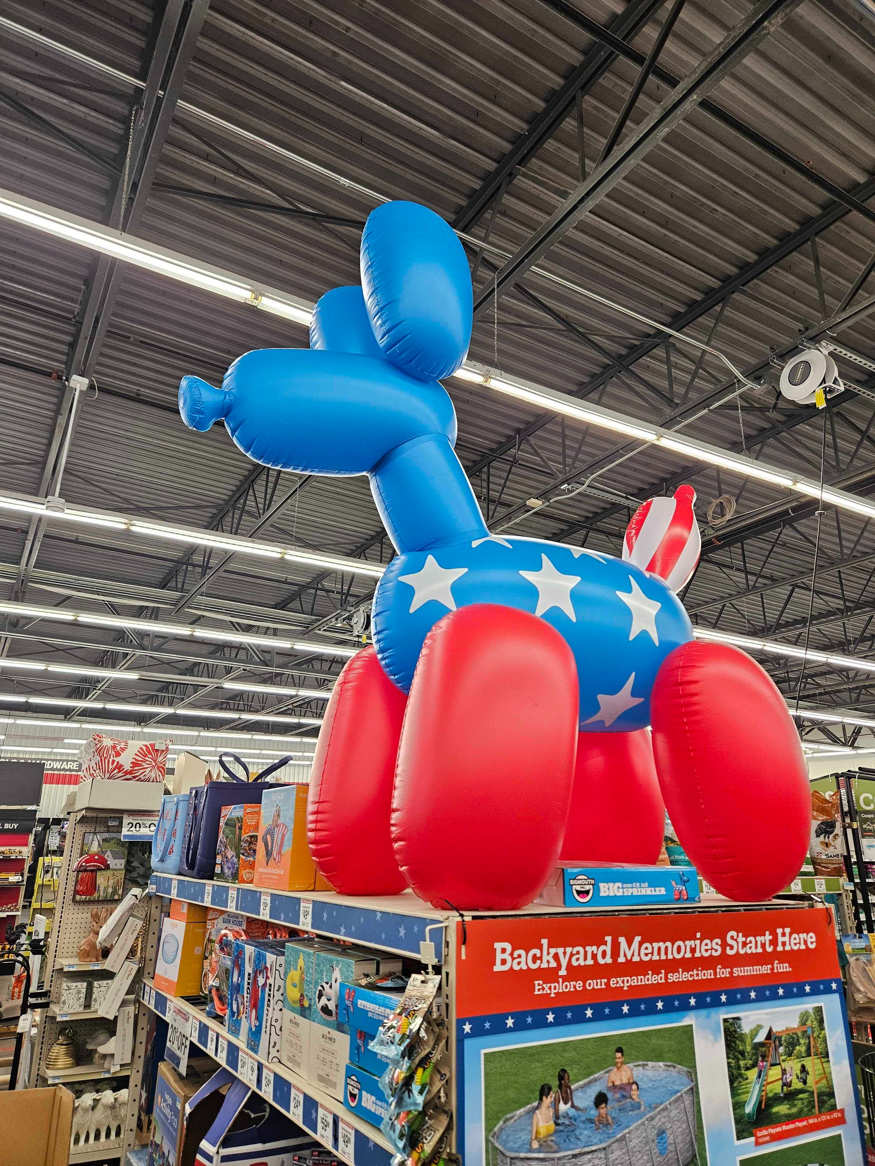 Fun new patriotic finds at Tractor Supply! The HUGE inflatable Balloon Dog Sprinkler would be so fun for the kiddos this summer! 

 #LTKSeasonal #LTKSaleAlert