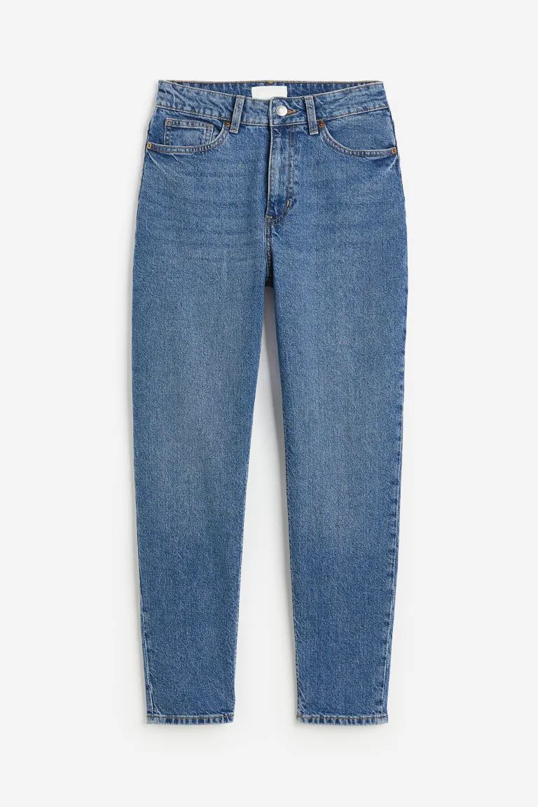 Slim Mom High Ankle Jeans - Denim blue - Ladies | H&M US | H&M (US + CA)