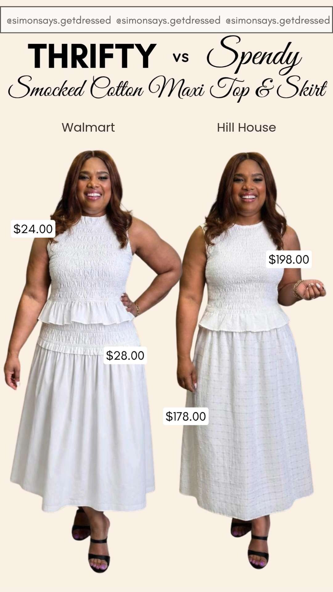 Smocked Cotton Maxi Top & Skirt 🤍 An easy, throw-on-and-go set that still feels polished. The smocked texture gives a flattering fit while the flowy maxi skirt keeps it light and comfortable—perfect for warm days, brunch plans, or vacation strolls. Simple, feminine, and effortlessly chic 

Hit the bell in my LTK 🔔 (top right) so you get all the exclusives first! #LTKootd #LTKmomlife

#LTKBeauty 

 