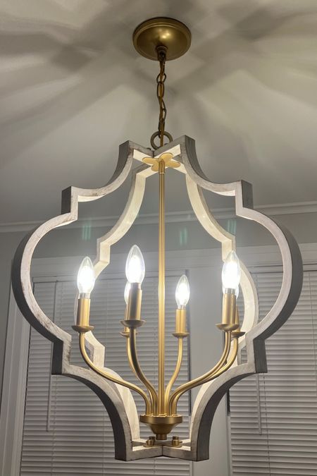 Love my dining room chandelier!
#designsbyali22 #lighting #chandelier #home #homedecor #kitchen #whitewashandgold #ceilinglighting #gold 

#LTKhome #LTKstyletip #LTKsalealert
