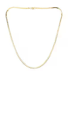 Loren Stewart Serpentine Chain Necklace in Gold Vermeil from Revolve.com | Revolve Clothing (Global)