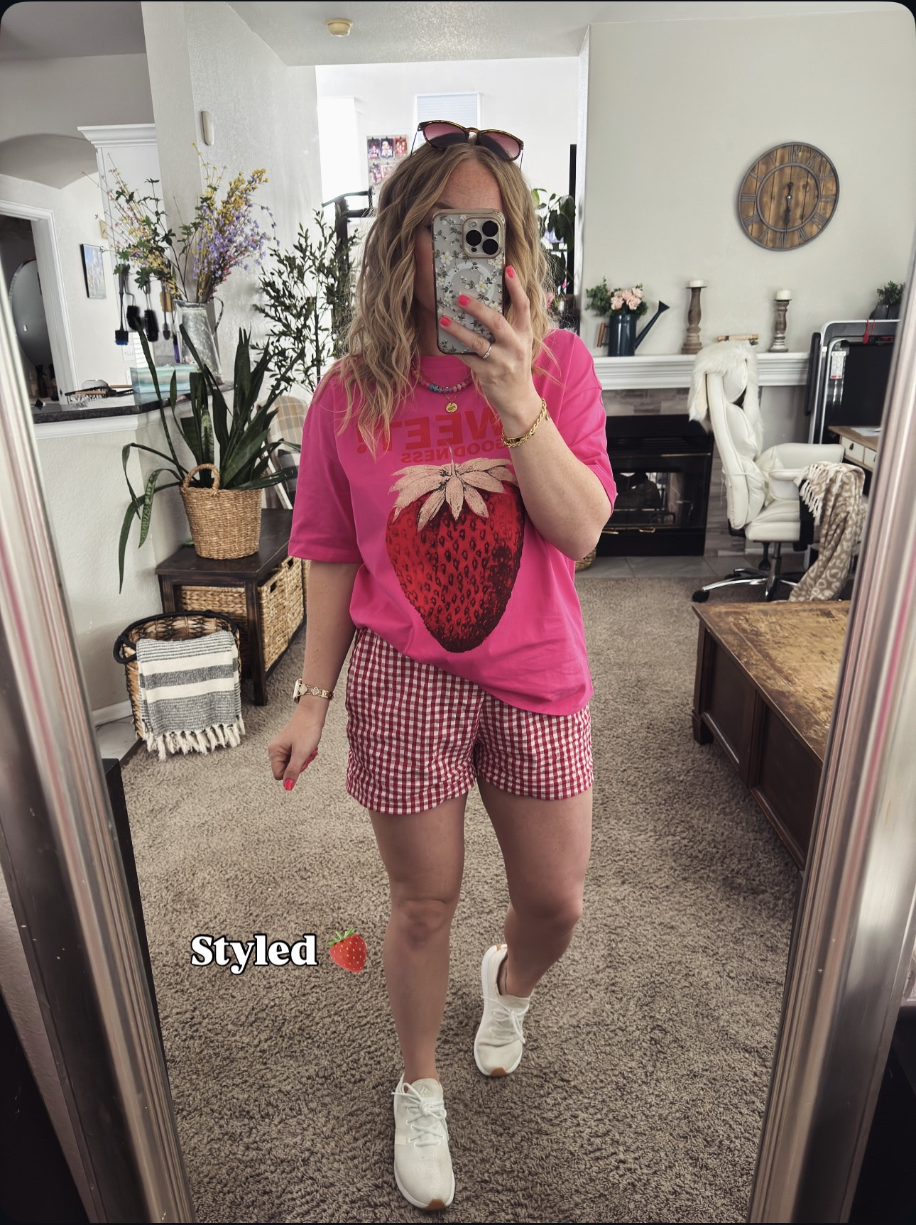 Oversized graphic tee, red and white gingham boxer shorts, and sneakers 









Amazon outfits every outfit inspo, outfit ideas, casual outfits amazon, amazon outfits every day, spring outfits 2026, summer outfits

#LTKootd #LTKPetite #LTKSaleAlert
