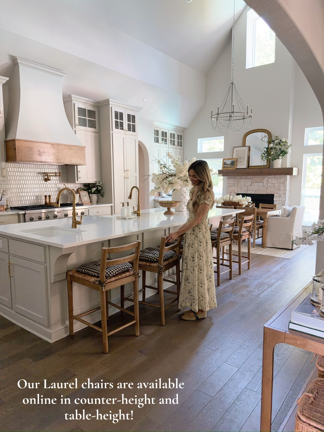 Our Laurel chairs are not only beautiful, but they come in table-height and counter-height!  

 #LTKSeasonal #LTKHome