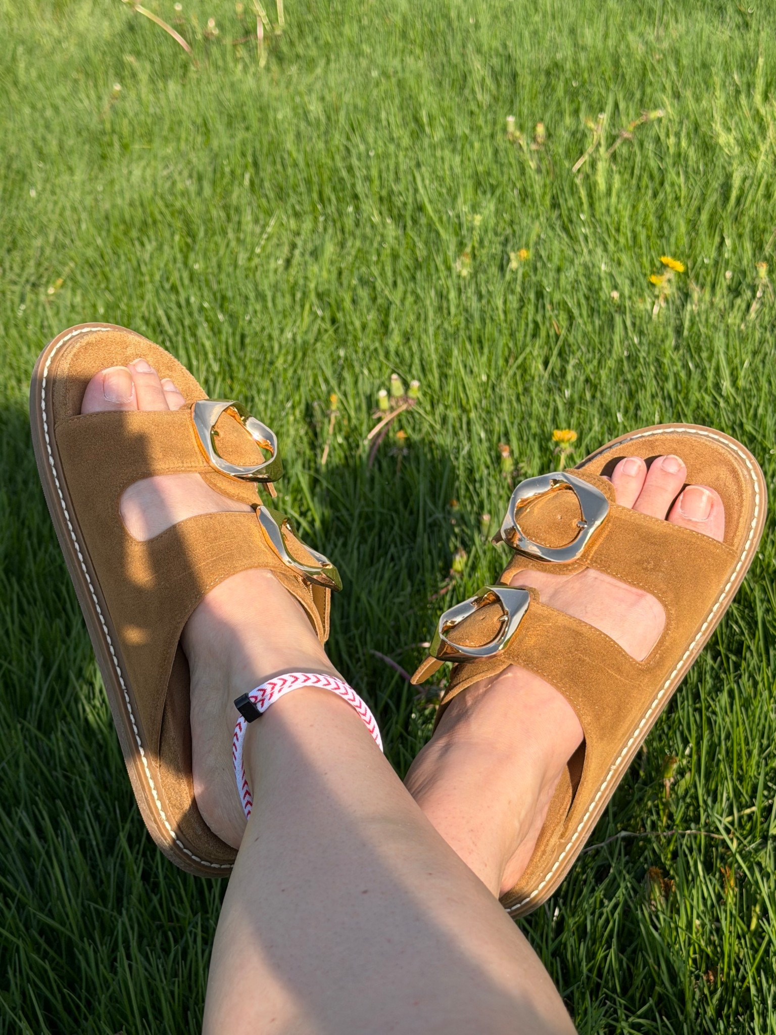 Obsessed with these sandals from Target!! ✨🤎 so soft and comfy #targetstyle #summersandals 

#LTKmomlife #LTKootd #LTKSeasonal