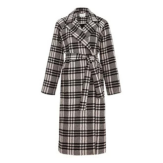 Cassie Check Wrap Coat | Brown Thomas (IE)