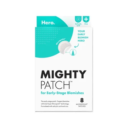 Hero Cosmetics Mighty Patch Micropoint for Blemishes, Early-Stage Blemish Patch, 8 Count | Walmart (US)