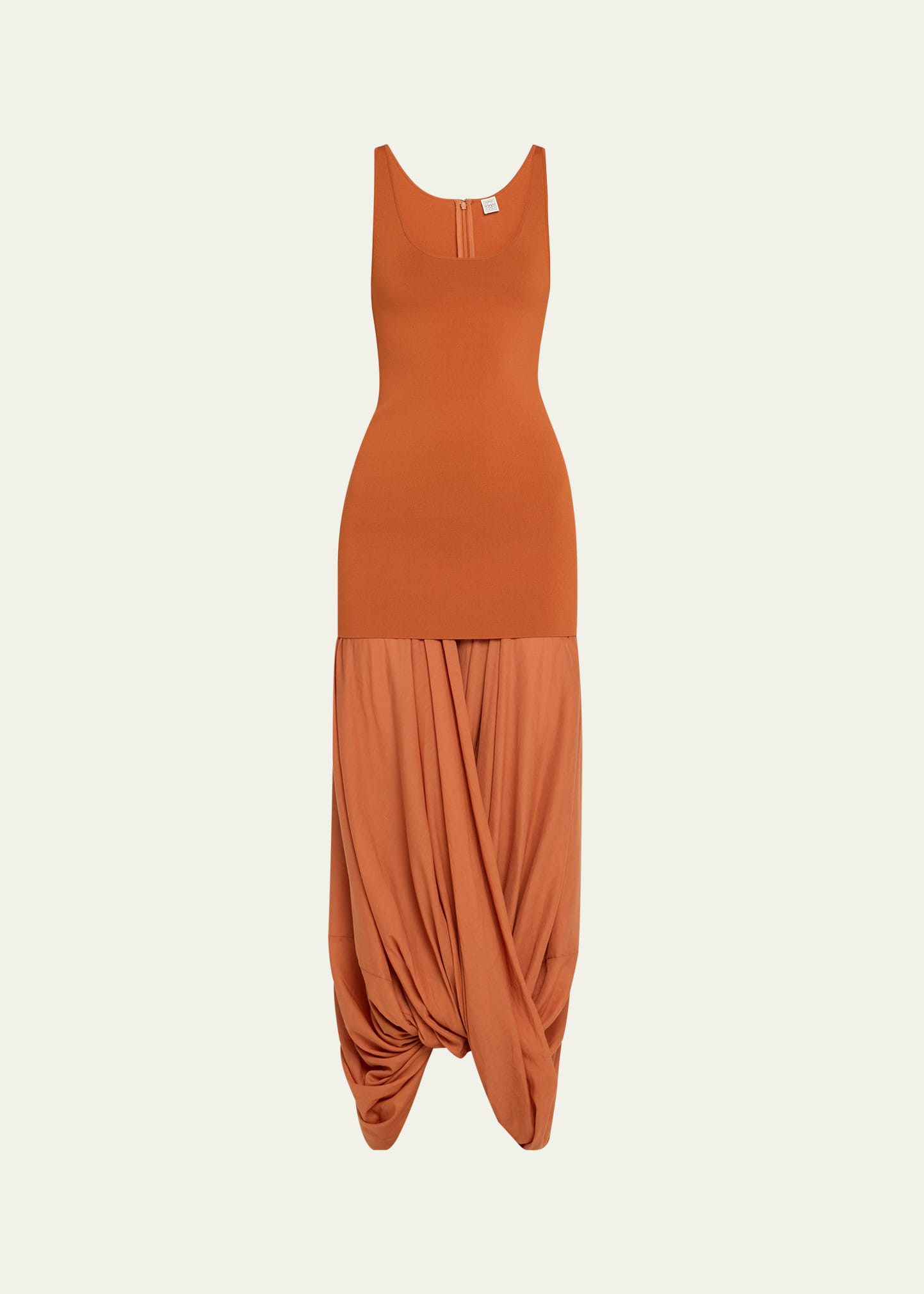 Toteme Draped Cocoon Maxi Tank Dress | Bergdorf Goodman