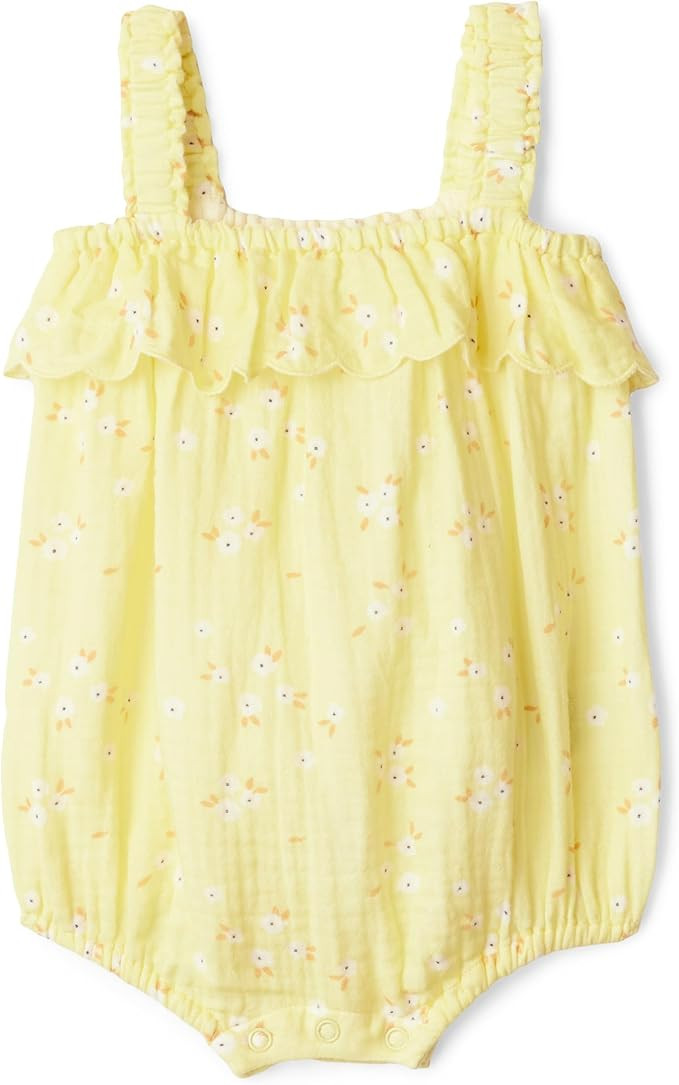 Amazon Essentials x Sofia Grainge Baby Girls' Cotton Gauze Sleeveless Romper | Amazon (US)