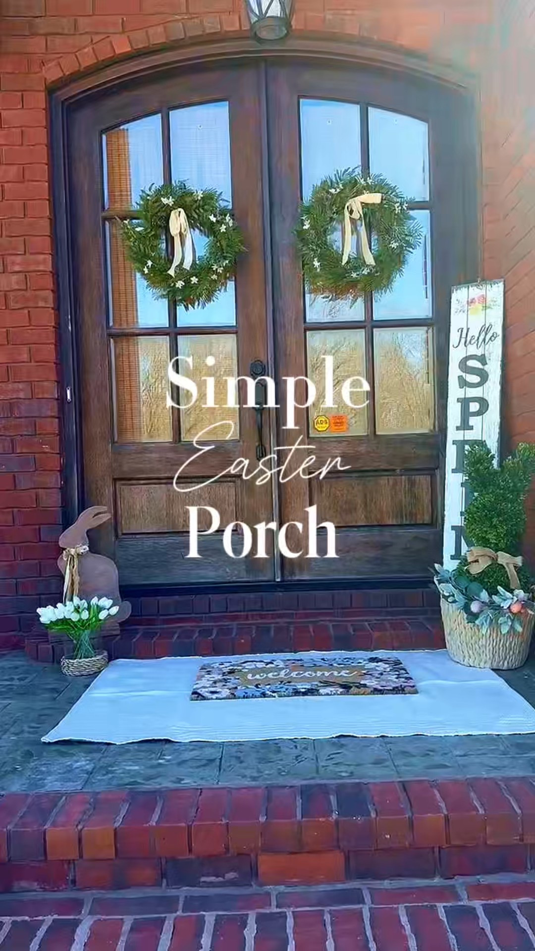 Simple Easter porch decor! I ❤️decorating for all the holidays!

#LTKFamily #LTKSeasonal #LTKHome