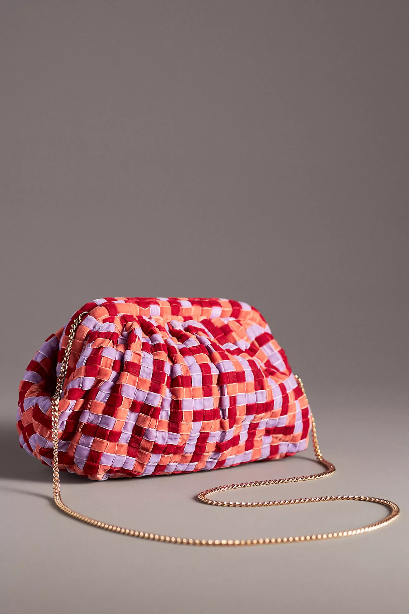 Velvet Woven Clutch | Anthropologie (US)