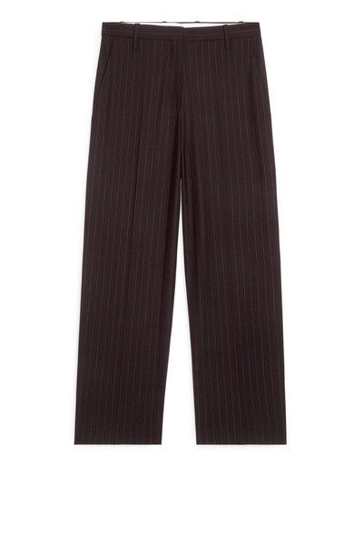 Elegante Hose – Braun/Nadelstreifen – Damen – ARKET DE | Arket EU