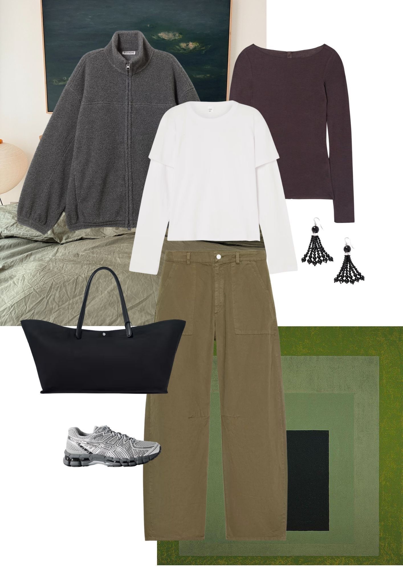 Styling Cargo Trousers with a comfortable Zip Fleece Jacket 

Winter Style, Winter Outfit, Winter Outfit Inspiration, Wardrobe Staples, ASICS, Fleece, Canvas Tote Bag 

#LTKuk #LTKautumn #LTKwinter