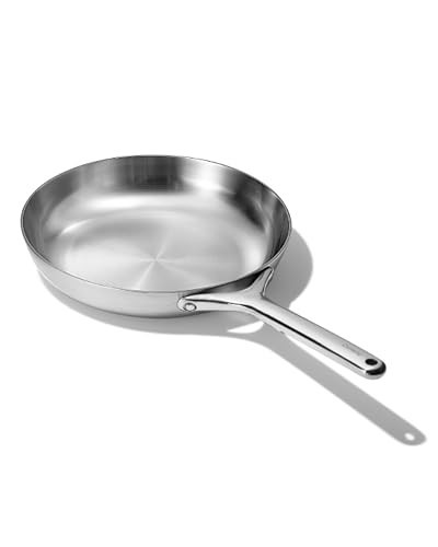 Caraway Stainless Steel Fry Pan (2.7 qt, 10.5") - 5-Ply Stainless Steel Pan - Oven Safe & Stovetop Agnostic - Non Toxic, PTFE & PFOA Free | Amazon (US)