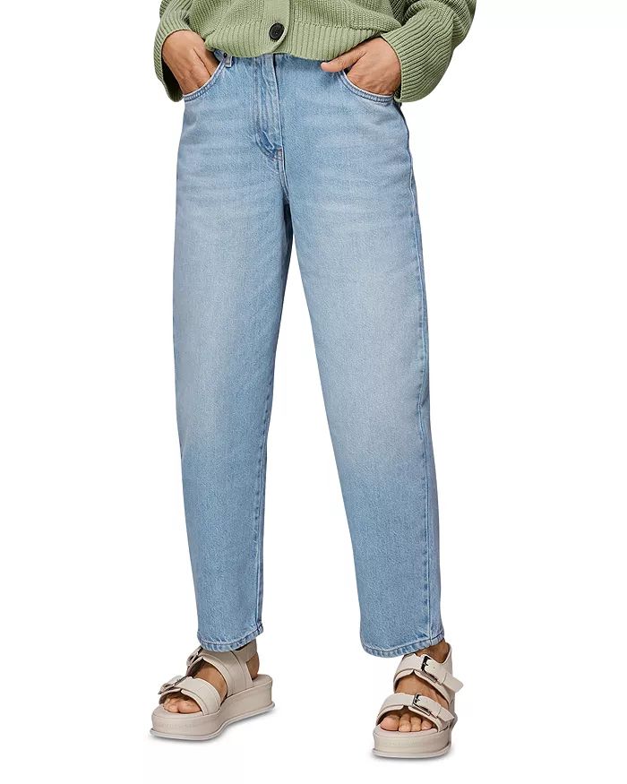 Elasticized Waist Straight Jeans in Denim | Bloomingdale's (US)