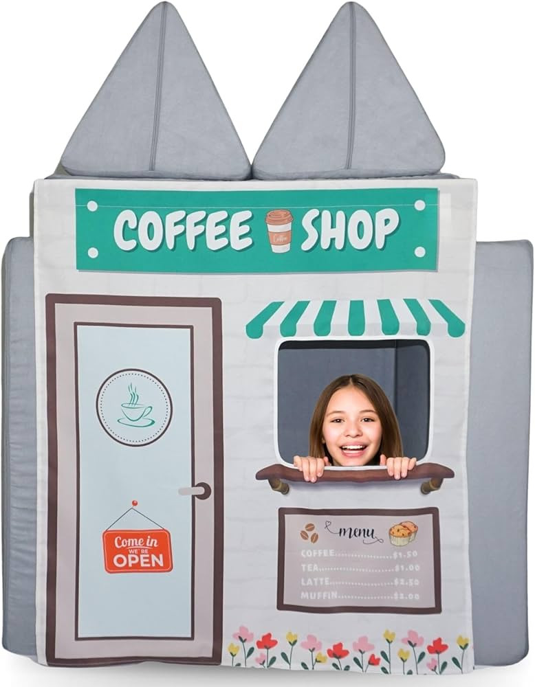 Couch Swag Play Panel for Childrens Foam Sofa Kids Couch (Coffee Shop) | Amazon (US)
