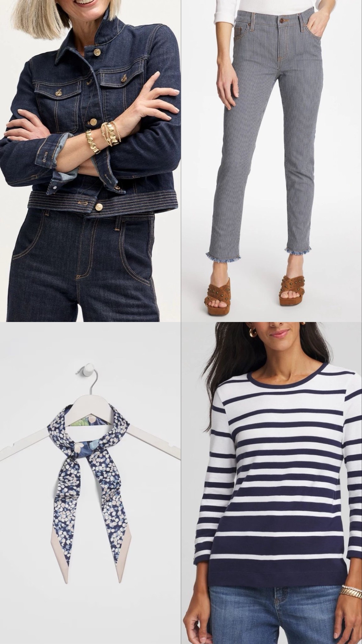 Thee cutest denim jacket, striped jeans and top… and yes wear them together. And then the sweetest floral scarf! ALL ON SALE !

#LTKOver40 #LTKgrwm #LTKootd