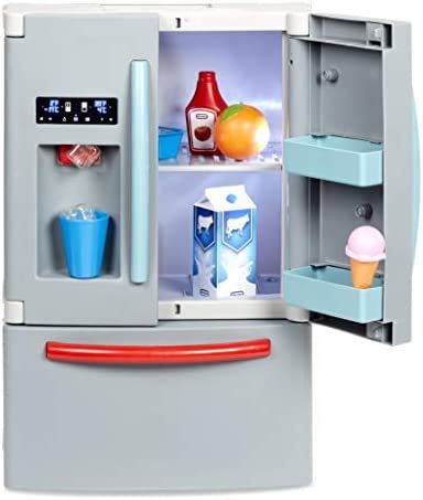 Amazon.com: Little Tikes First Fridge Refrigerator with Ice Dispenser Pretend Play Appliance for ... | Amazon (US)