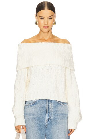 IRO Glenda Sweater in Ecru from Revolve.com | Revolve Clothing (Global)