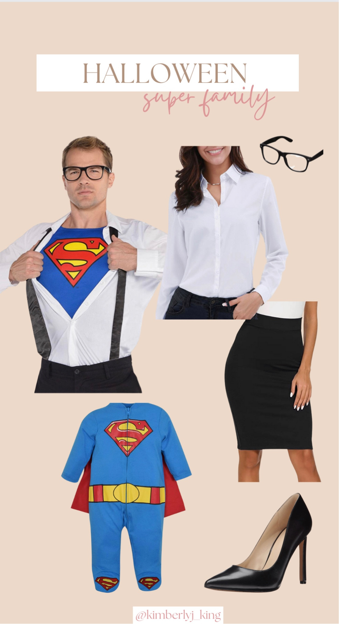 Family Halloween costume idea
Amazon Halloween costume
Baby Halloween costume idea 
Lois lane
Clark Kent
Superman costume 


#LTKHalloween #LTKHoliday #LTKbaby