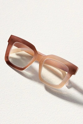 Chunky Cara Translucent Reading Glasses | Anthropologie (US)