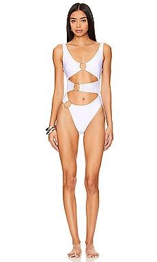 lovewave Blondie One Piece in White from Revolve.com | Revolve Clothing (Global)