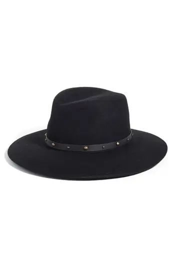 Women's Eric Javits Karli Wool Felt Wide Brim Hat - Black | Nordstrom