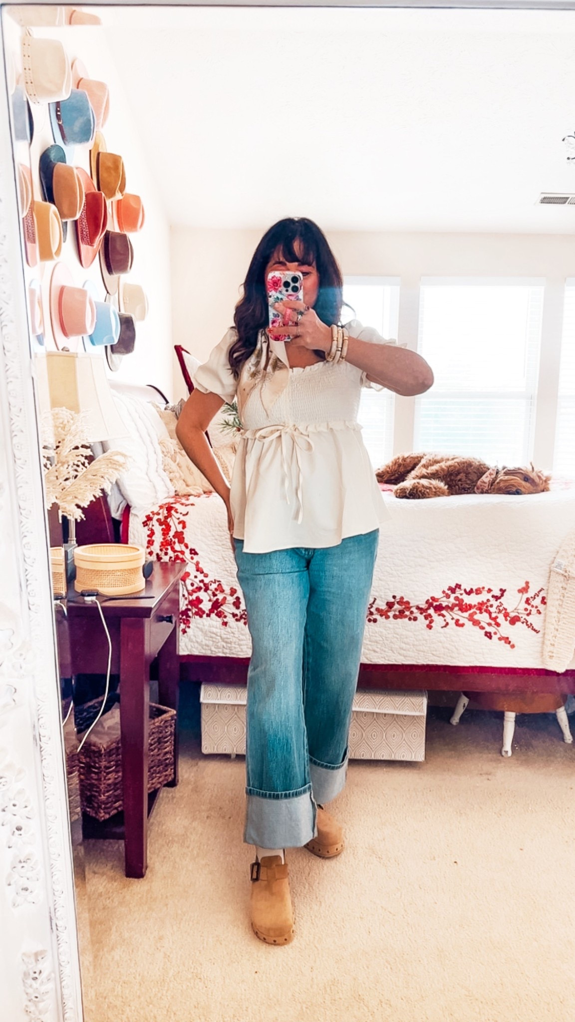 Peplum baby doll top runs tts and comes in a few other colors perfect for going into spring!
Jeans run tts

Spring fashion // denim // spring outfits 

#LTKmomlife #LTKootd #LTKSeasonal