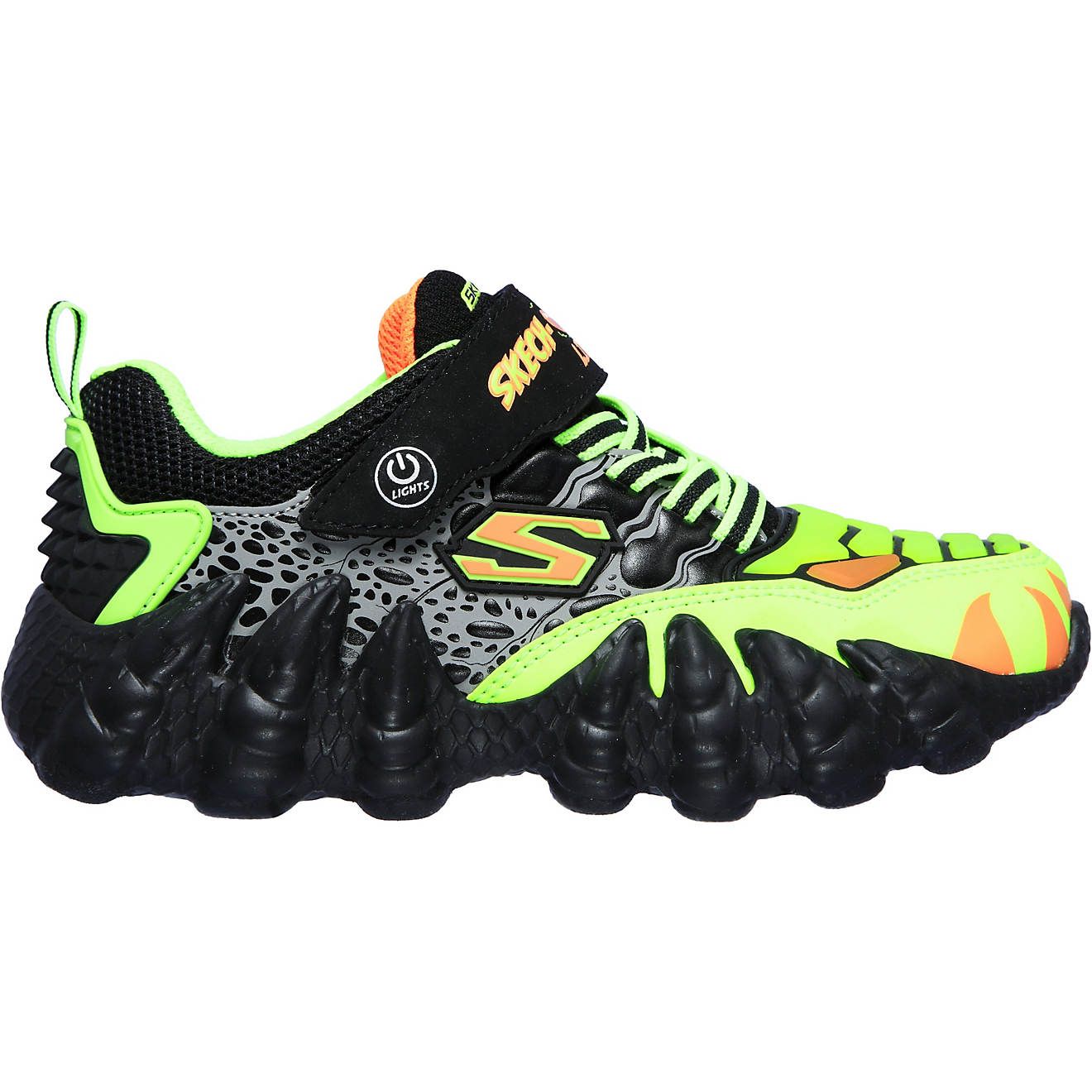 SKECHERS Boys'  Pre-School  S Lights Skech-O-Saurus Lights Shoes | Academy | Academy Sports + Outdoors