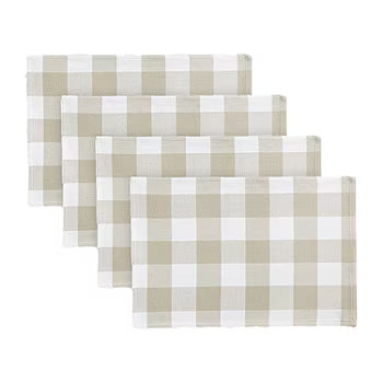 Elrene Home Fashions Farmhouse Living Buffalo Check 4-pc. Placemat | JCPenney