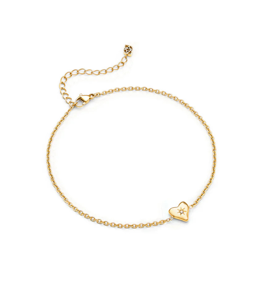 Molten Heart Little Luxe Bracelet (Gold) | Abbott Lyon