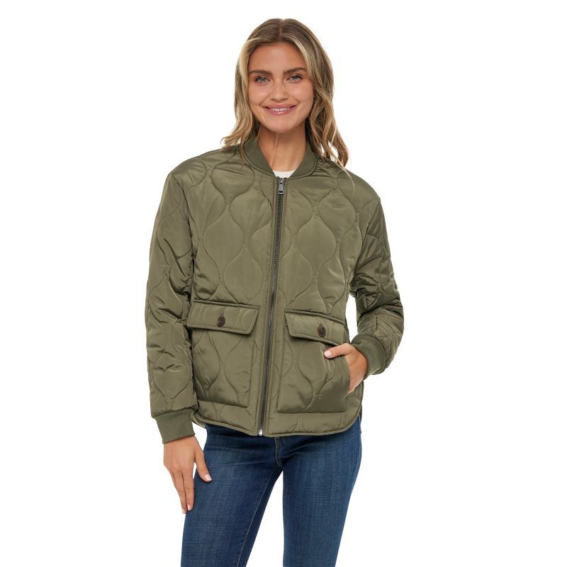 Women's Onion Quilted Jacket - S.E.B. By SEBBY | Target