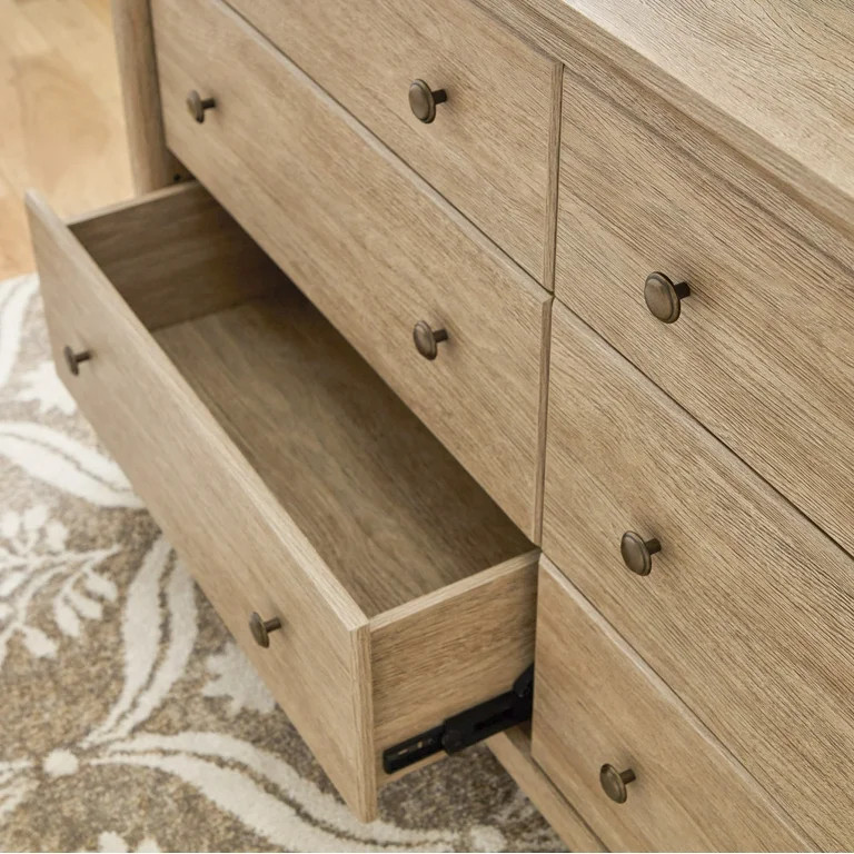 My Texas House Monroe 6-Drawer Dresser, Brushed Oak Finish | Walmart (US)