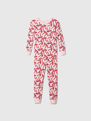 Kids & babyGap 100% Organic Cotton Ribbon PJ Set | Gap Factory