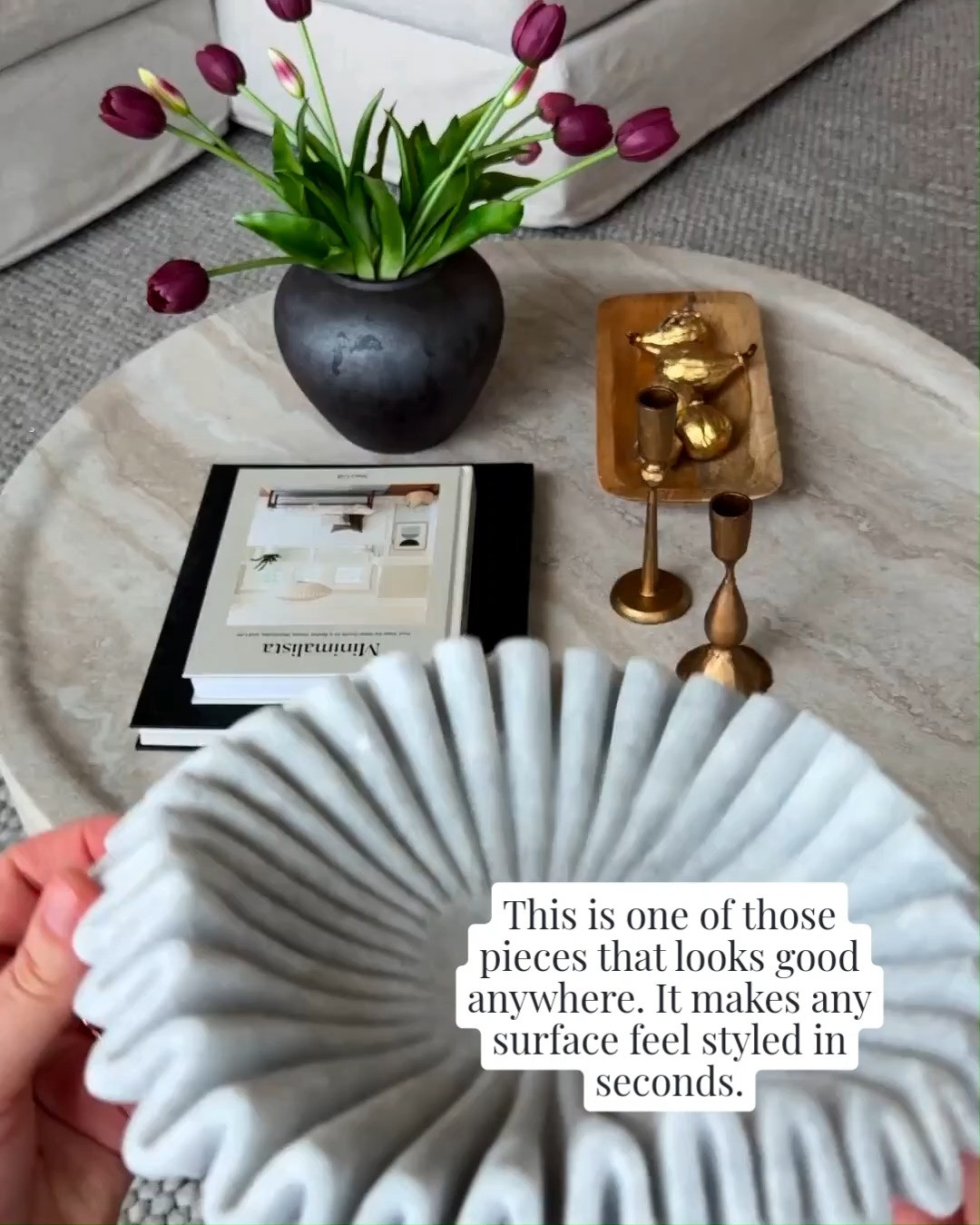 A marble bowl is one of those pieces that instantly elevates whatever you put in it. It adds weight, texture, and that subtle high-end feel without trying too hard.

Style it on a table, console, or kitchen counter and it just makes everything look more intentional. 

 #LTKmomlife #LTKvlog #LTKHome