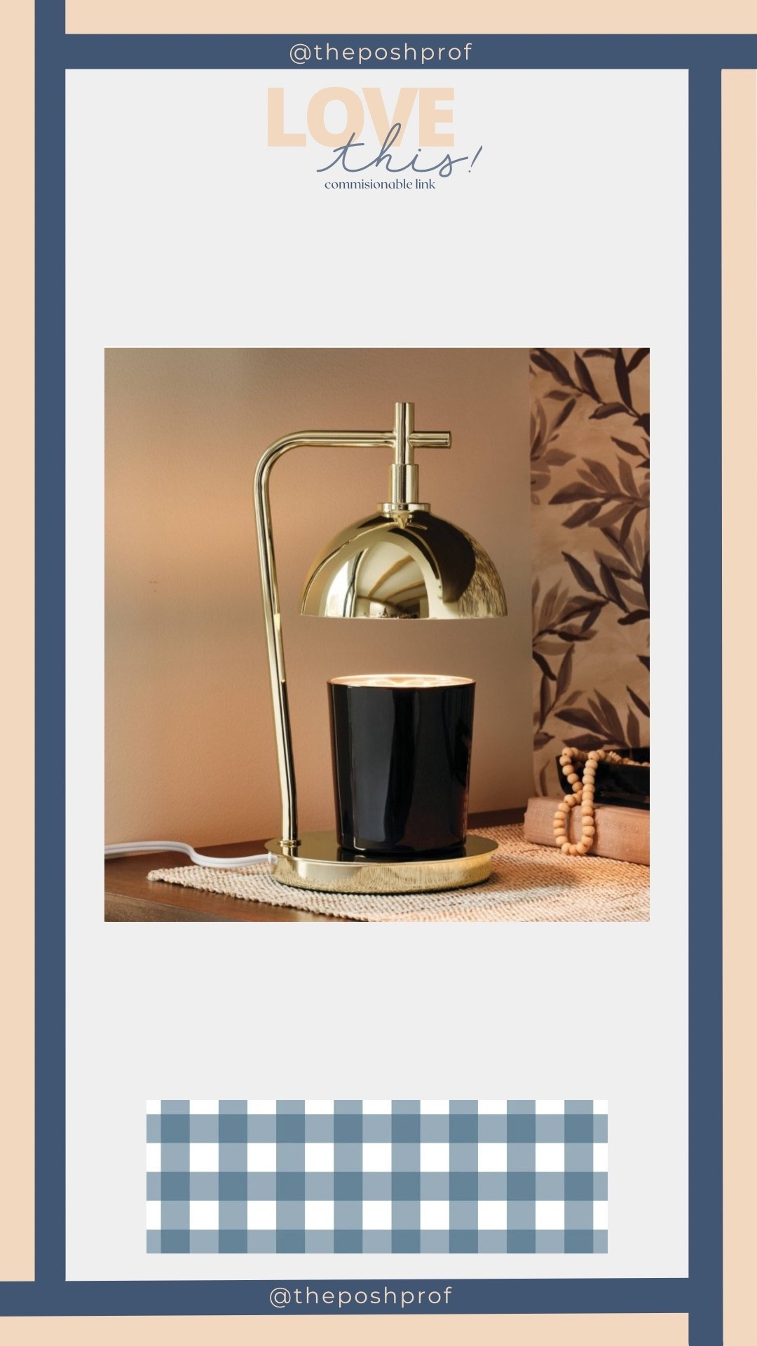 Candle warmer 
Comes in gold and rose goldd