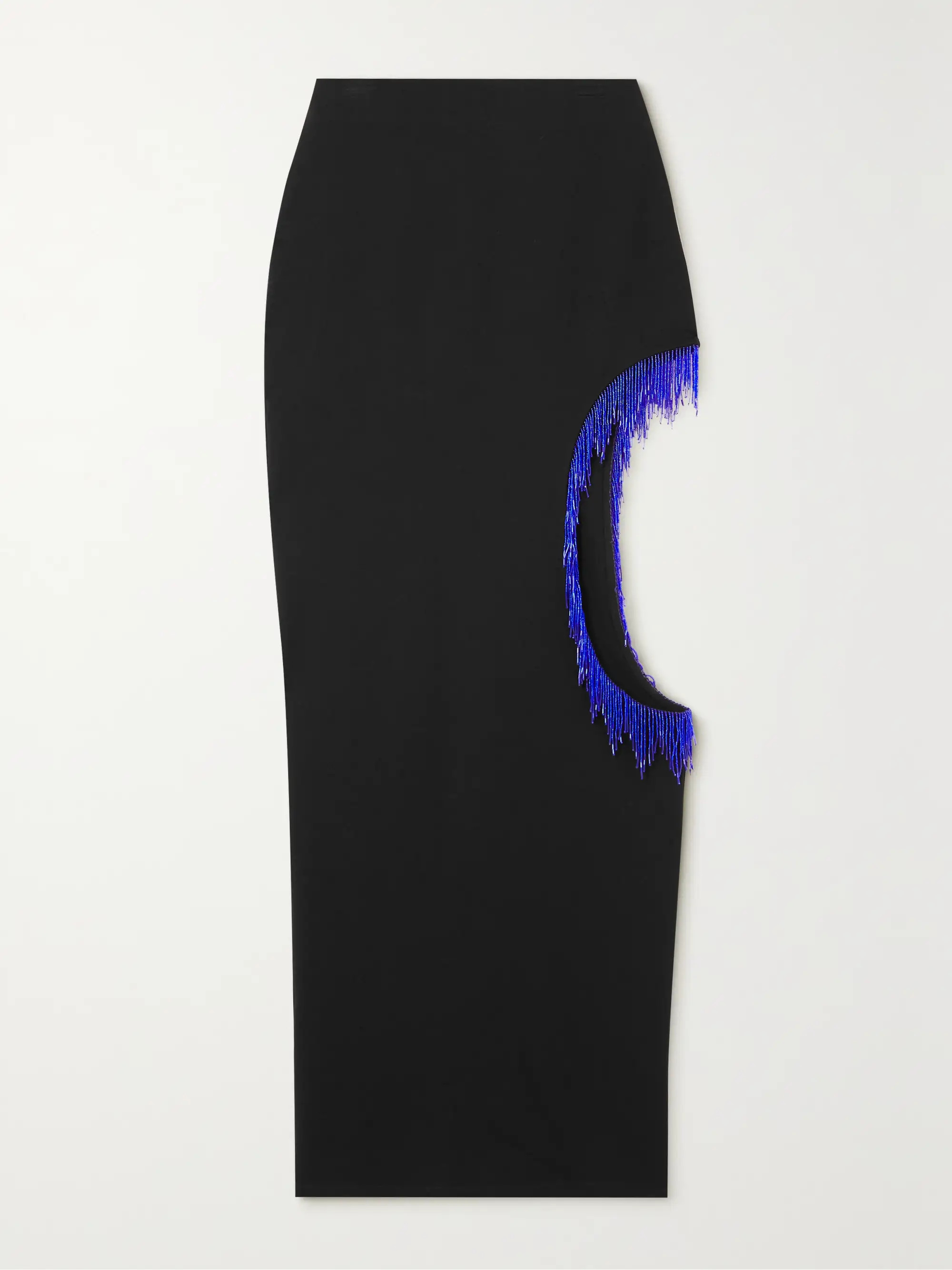 Scarlett bead-embellished cutout jersey maxi skirt | NET-A-PORTER (US)