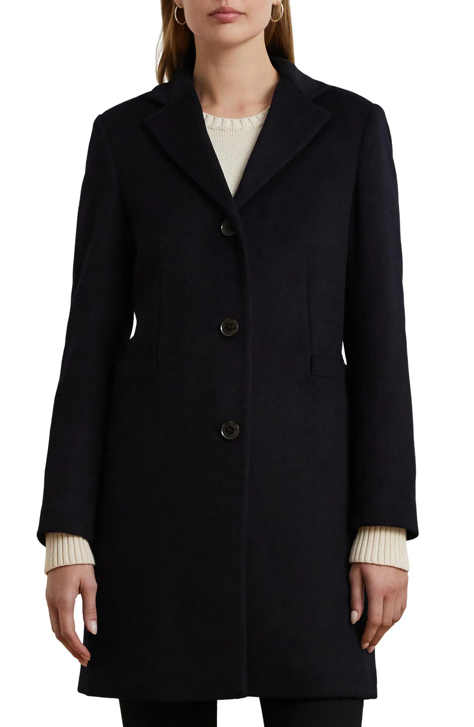 Longline Wool Blend Coat | Nordstrom