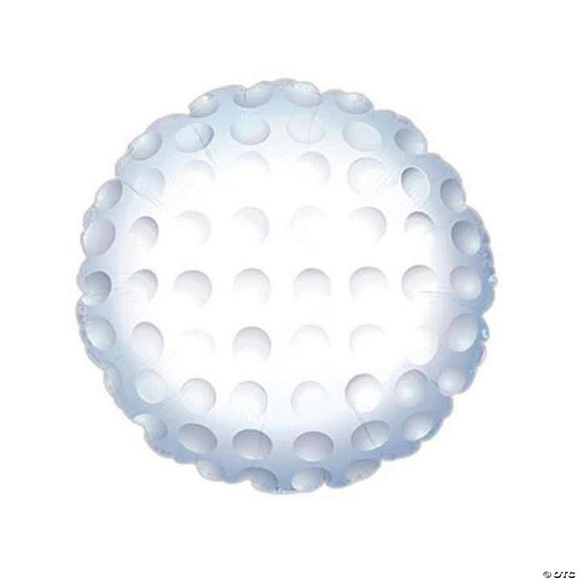 Golf Ball 18" Round Mylar Balloon | Oriental Trading Company