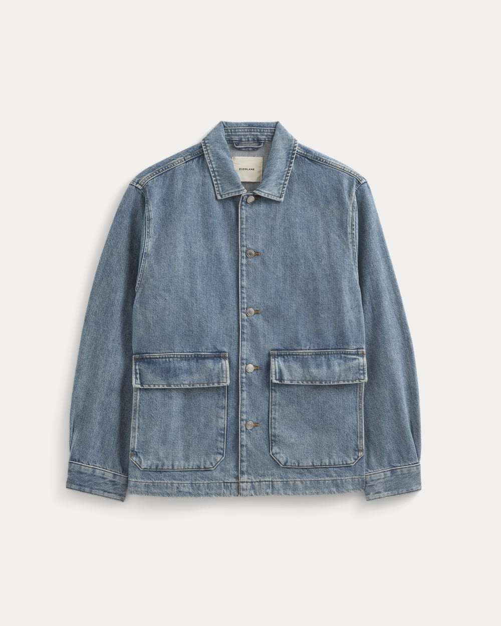 Denim Shacket | Vintage Mid Indigo | Everlane